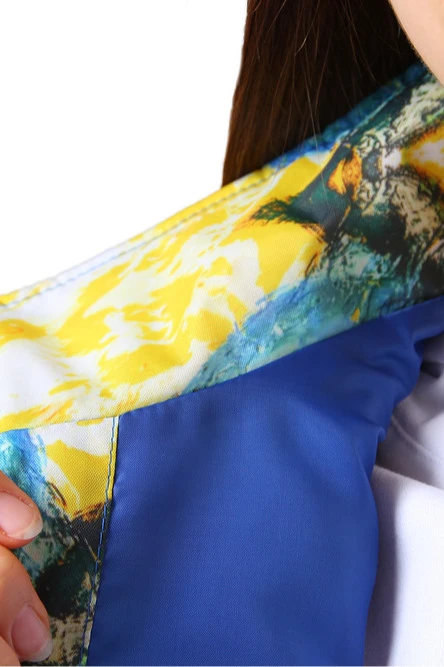 Жилет Портер на синтепоне со стежкой унисекс, с полной запечаткой "Parrots"#2