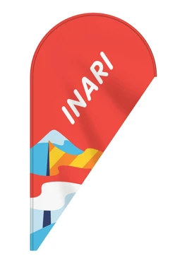 Флаг Капля 90х180 см#1