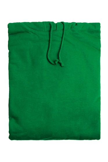 Толстовка Кенго из футера унисекс (Uvinal), однотонная зеленая#2