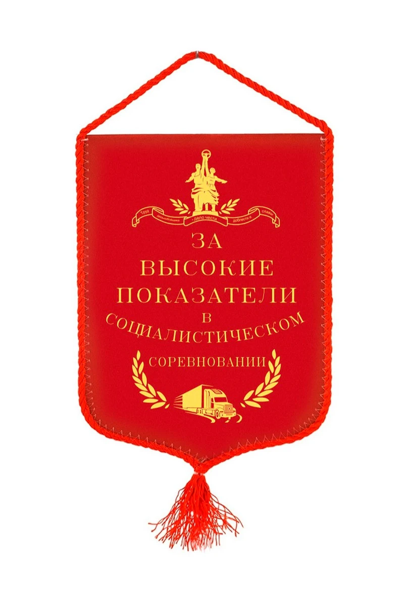 Вымпел Герб печатный со шнуром, кисть из шнура, 15х22 см#2