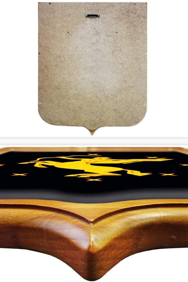 Купить Герб Химки 35х61 см печатный светлая рамка