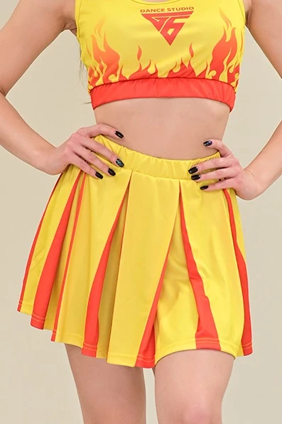 Купить юбку Дени с шортами "Flame"