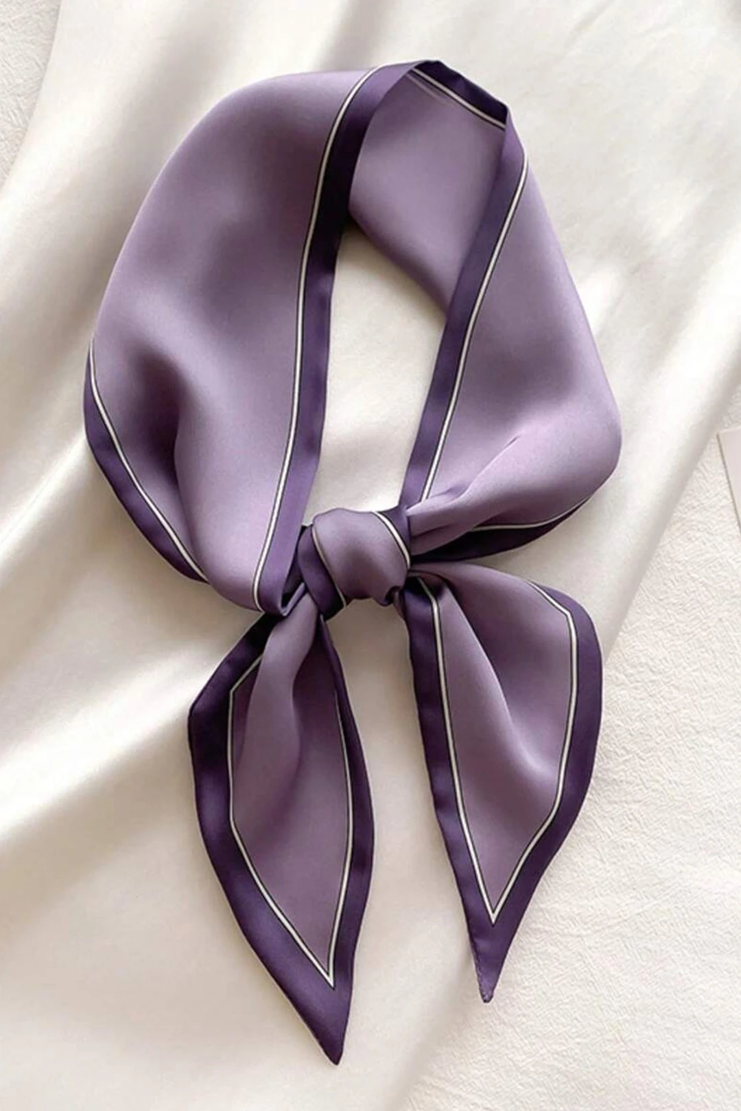 Купить шарф-платок Твилли двухслойный 7х90 см, с полной запечаткой "Pacification"