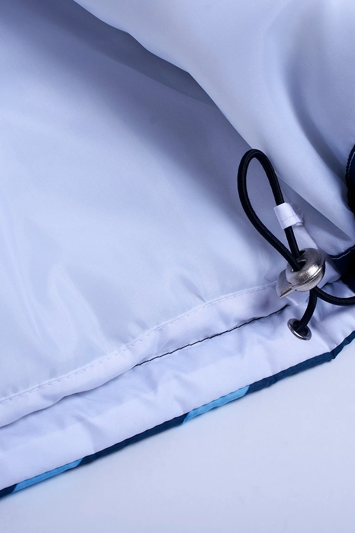 Куртка Винтер с капюшоном на синтепоне унисекс, с полной запечаткой "Outer space"#5