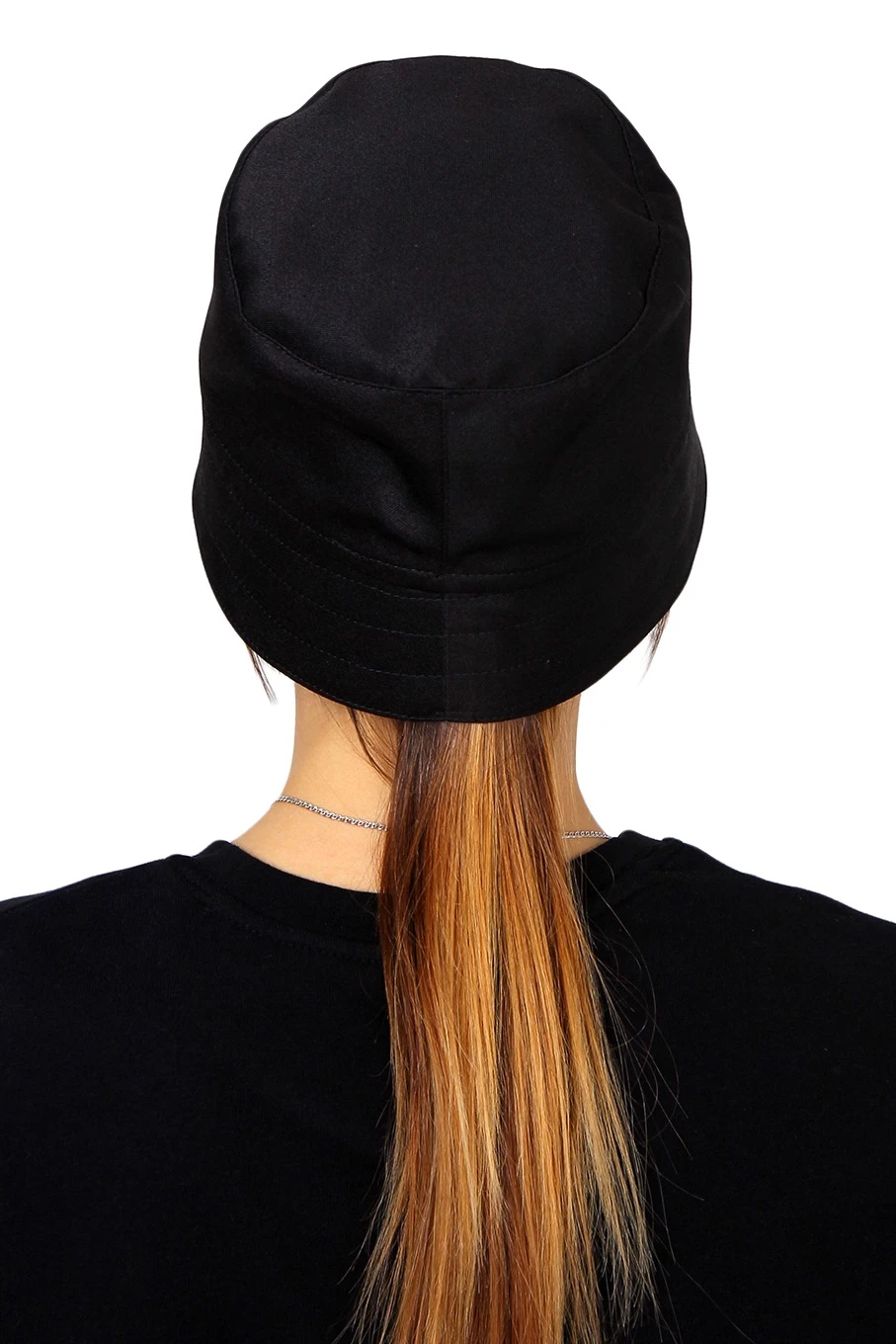 Панама Монако из греты с отстроченными полями, однотонная "Pizza"#5