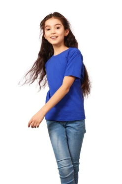 Купить футболку Премиум детскую синюю