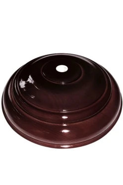 Купить основание деревянное "Блин" 1 шток (темное дерево)