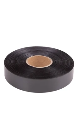 Купить ленту сaтин шириной 25 мм, однотонную черную