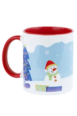 Кружка цветная внутри с цветной ручкой, с печатью#2