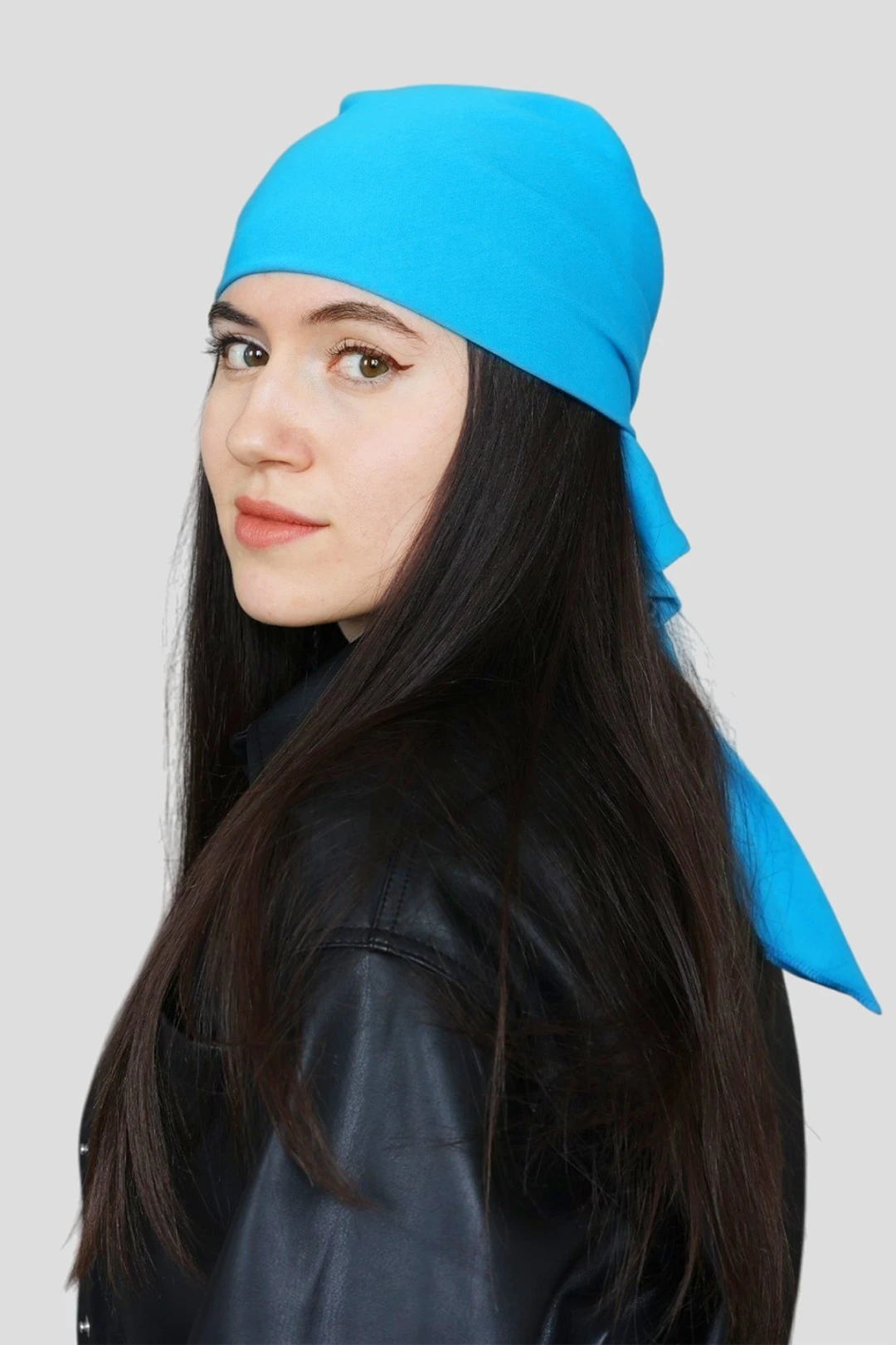 Купить бандану трикотажную взрослую 80х80 см, однотонную