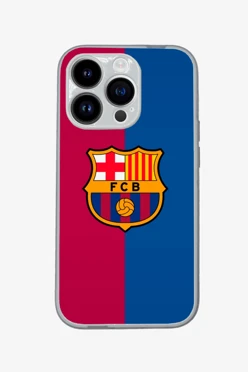 Купить чехол для iPhone 14 Pro с принтом "FCB"
