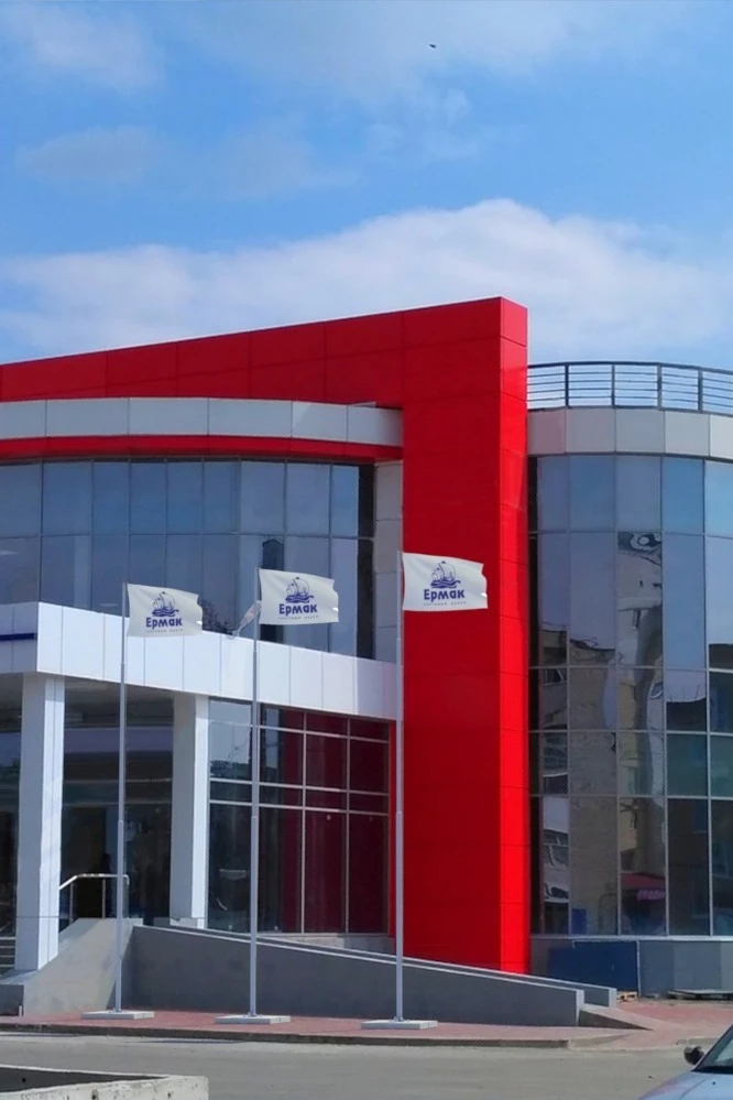 Флагшток алюминиевый с открытым механизмом 8 м (покраска), Юпитер#3