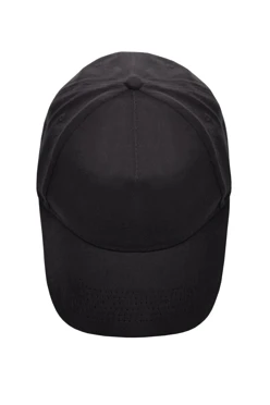 Купить бейсболка Спайк пятиклинку взрослая, однотонная черная