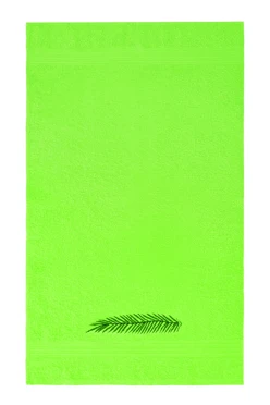 Купить полотенце махровое 50х90 см с вышивкой (Ituma), салатовое