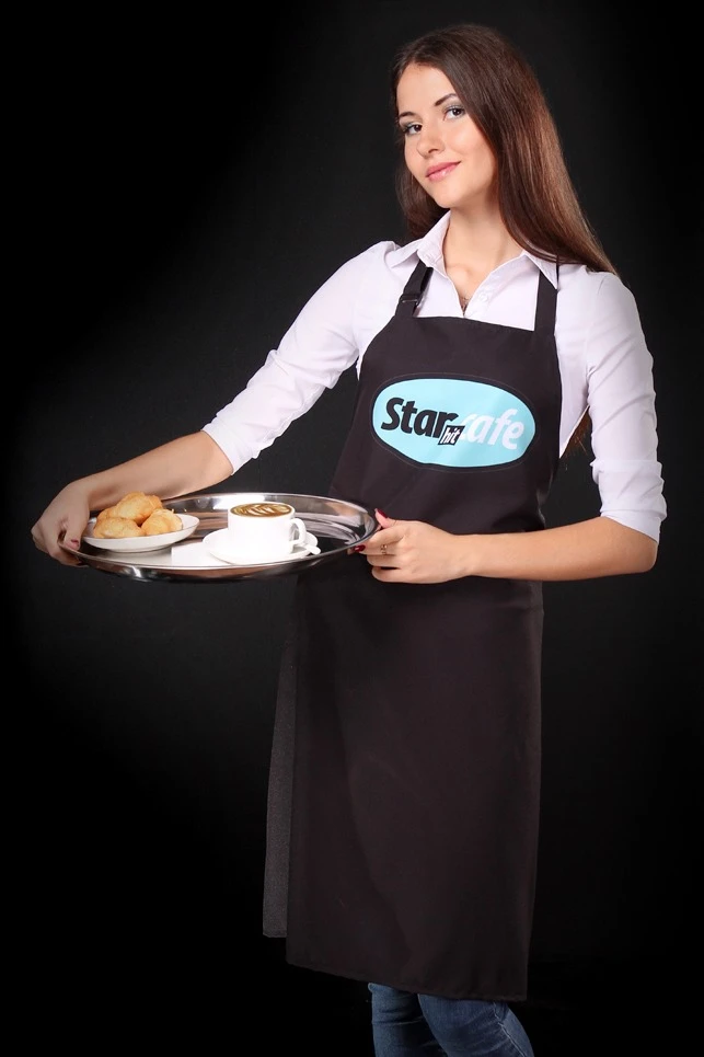 Фартук Латте с полной запечаткой из габардина#1