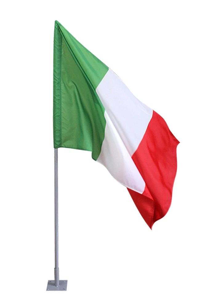 Кронштейн козырьковый на 1 шток с алюминиевым древком 2,5 м#1