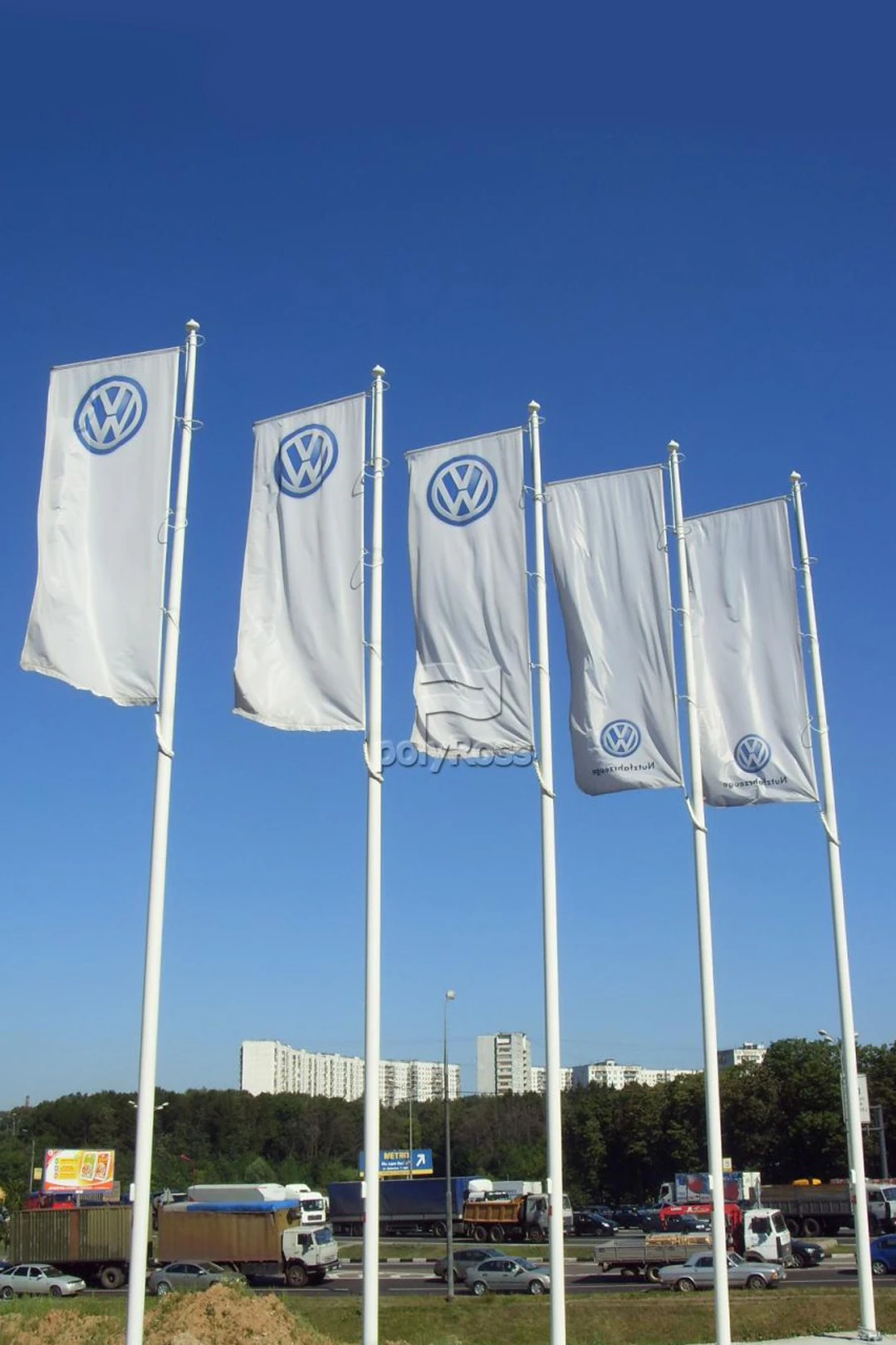 Аренда флагштока из стекловолокна с закрытым механизмом 8 м#3