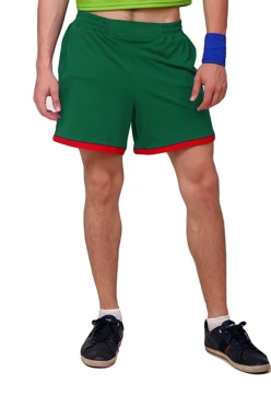 Купить шорты унисекс из кулирной глади зелёные