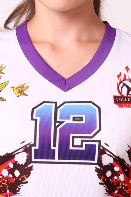 Волейбольная форма Изи женская с полной запечаткой "VOLLEYBALL LIVNY"#6