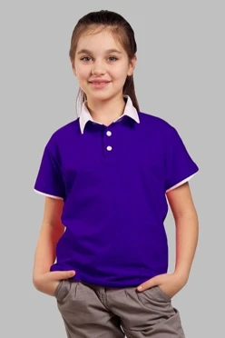 Купить футболку поло Найт детскую фиолетовую