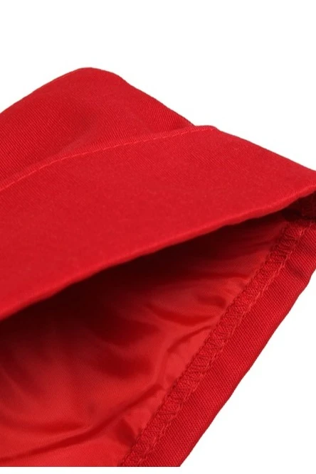 Пилотка Небо фигурная из греты, однотонная красная#2