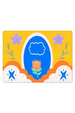 Купить плед Палитра флисовый 150х200 см, с принтом "Anna"