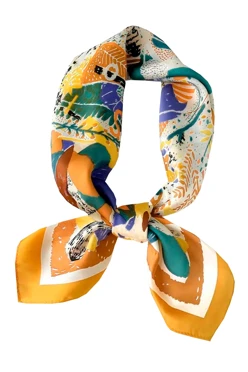 Купить косынку Шарлотта 75х75х105 см, с полной запечаткой "Party time"