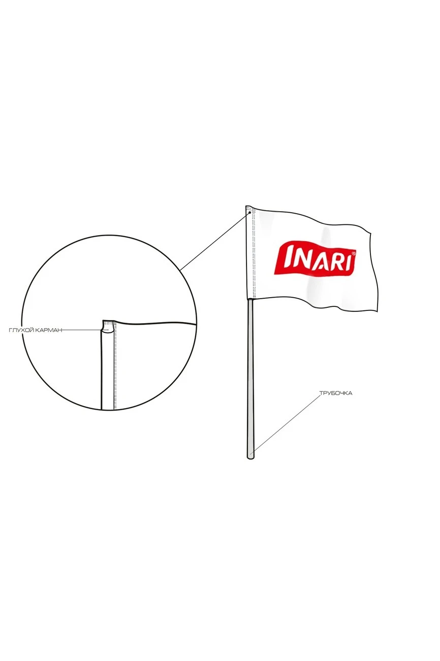 Трубочка пластиковая 38 см, Ø 5 мм, жёлтая#4