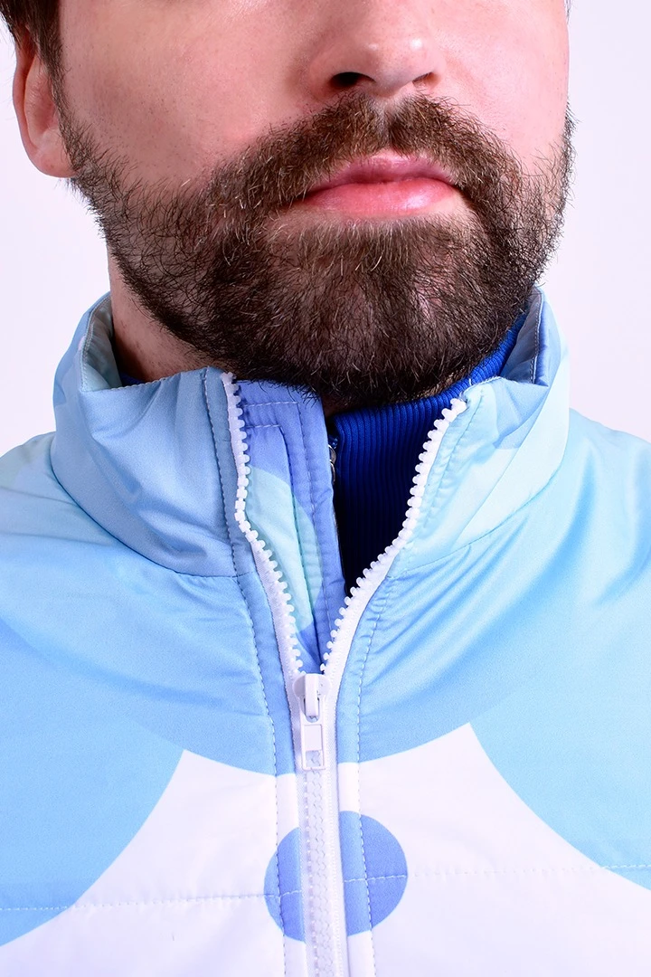 Жилет Портер на синтепоне со стежкой унисекс, с полной запечаткой "Aris"#4