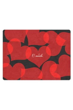 Купить плед Палитра флисовый 150х200 см, с принтом "With love"