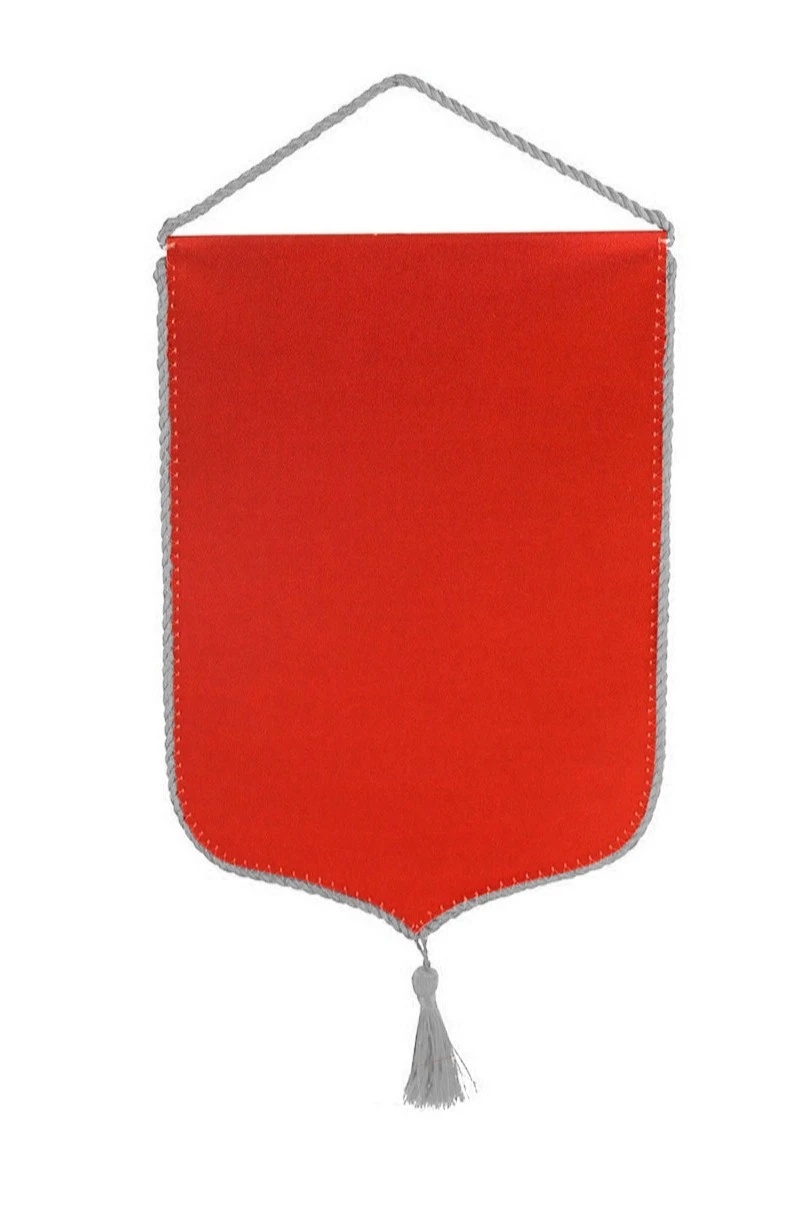 Купить вымпел герб печатный из атласа со шнуром и кистью, 20х30 см