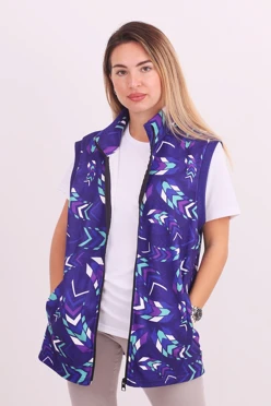 Жилет Джон флисовый без подклада унисекс, с полной запечаткой#1