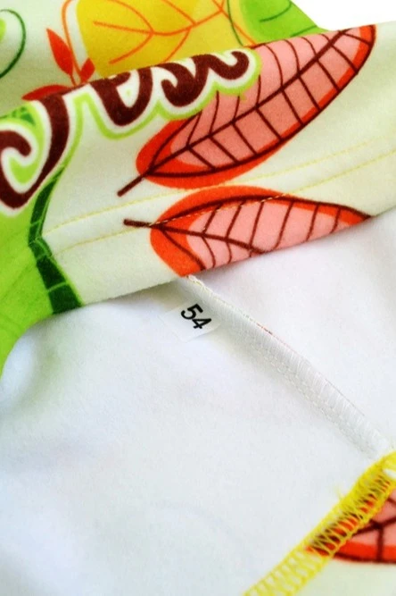 Шапка Лав флисовая однослойная детская, с полной запечаткой "Fall Fest"#2