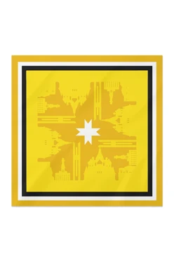 Купить платок Шанель 60х60 см, с принтом "Udmurtia Republic" Купить платок Шанель 60х60 см, с принтом "Udmurtia Republic"