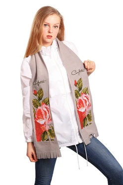 Купить шарф флисовый 15х150 см (однослойный) "Confetti"