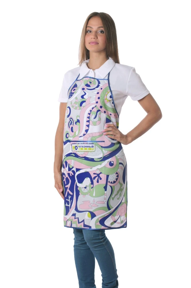 Фартук Аппетит Бокс с прямым низом, с полной запечаткой#2