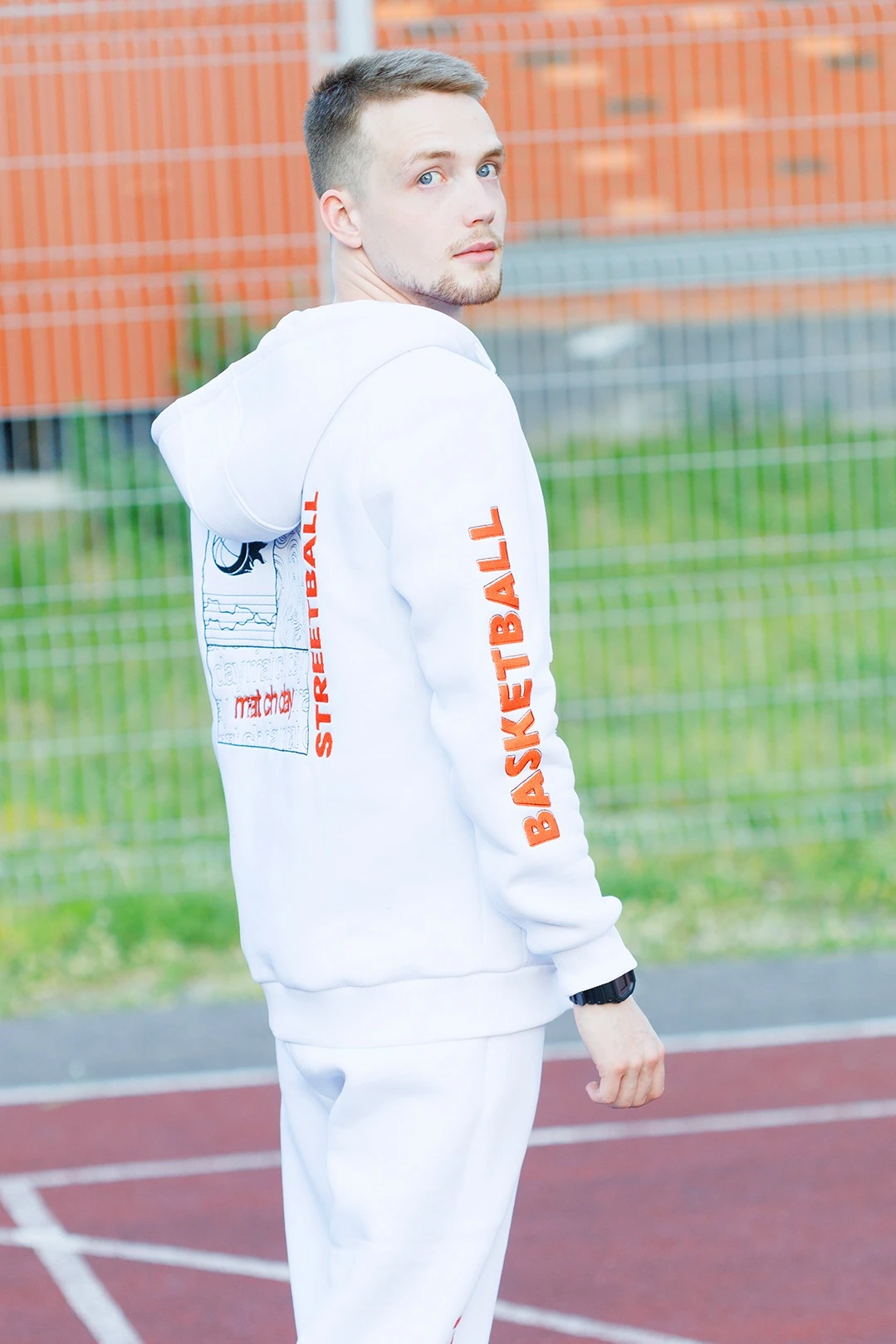 Спортивный костюм Комфорт из футера унисекс, однотонный "Basketball"#2