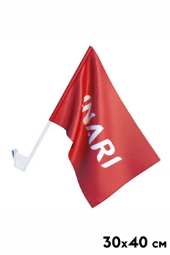 Купить флажок с логотипом фирменный 30х40 см