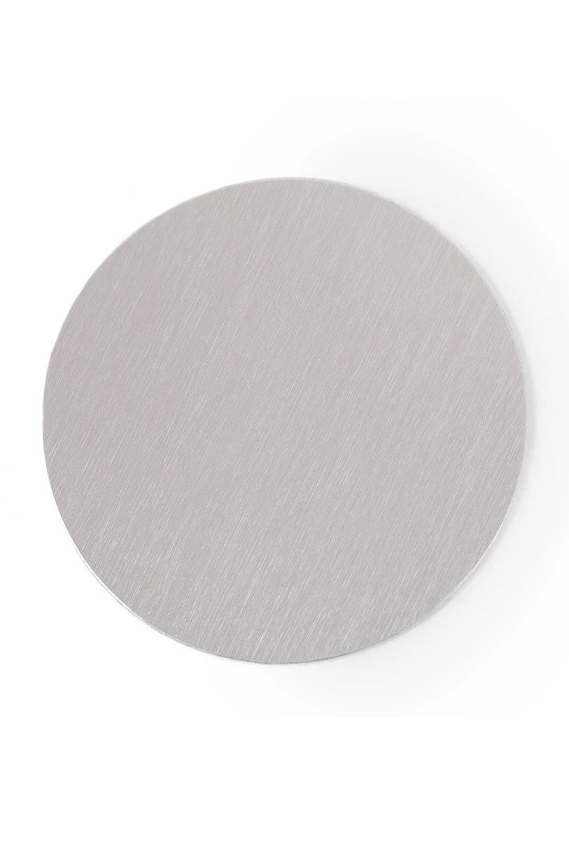 Купить вкладыш царапанный односторонний 25 мм 0,5 мм 50 шт, серебро