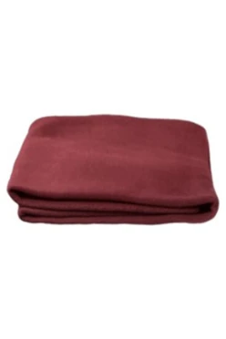 Купить бордовый плед Классик флисовый 155х200 см