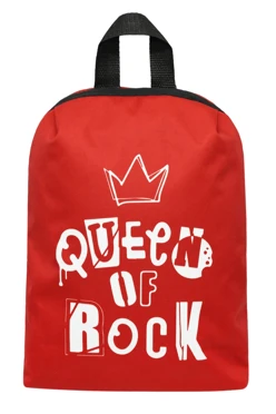 Купить рюкзак Твити 24х35х9 см, с полной запечаткой "Queen of rock"