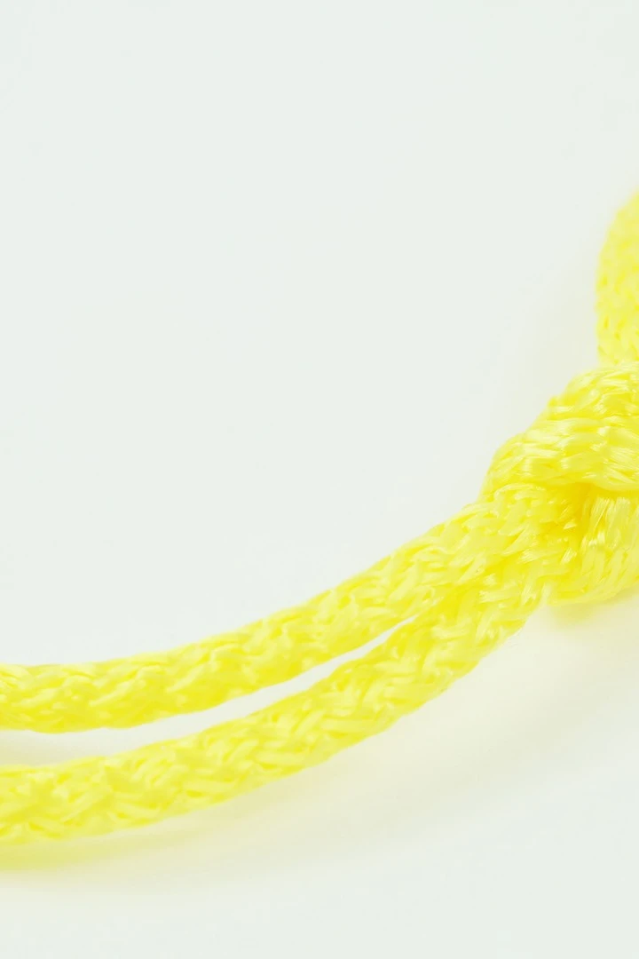 Шнур круглый с сердечником 100% ПЭ, 5 мм желтый#3 Шнур круглый с сердечником 100% ПЭ, 5 мм желтый#3
