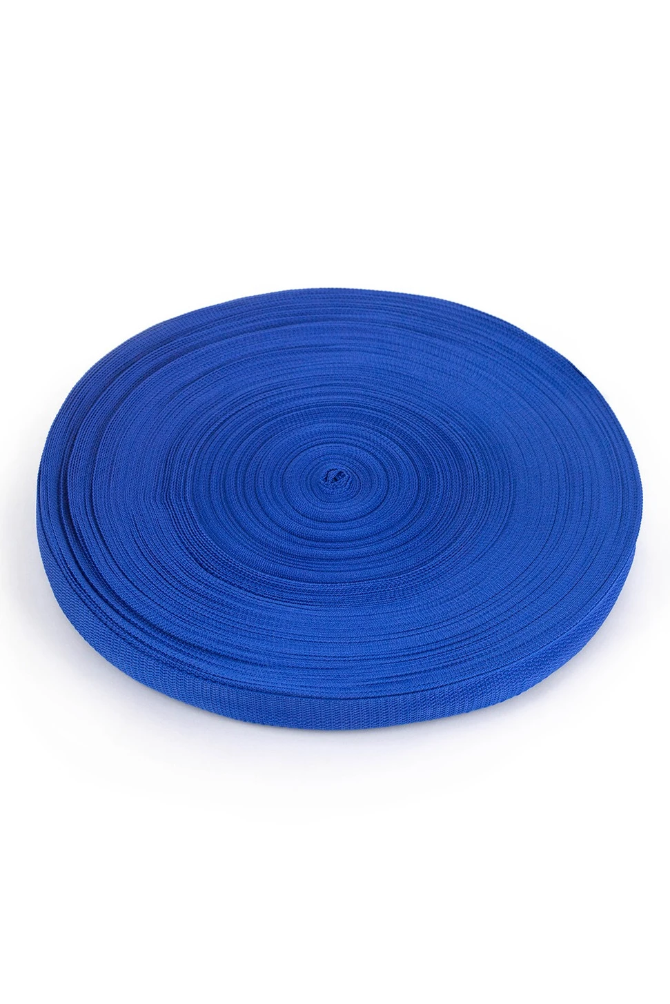 Лента ременная ширина 3 см, oднотонная синяя#1