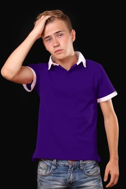 Купить футболку Поло Найт унисекс - фиолетовую