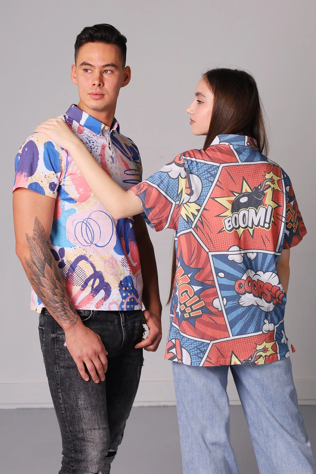 Поло Лекс унисекс с полной запечаткой (хлопок)#3