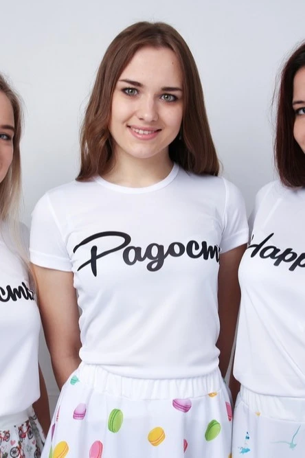 Футболка Астер из примы женская, однотонная "Joy"#5