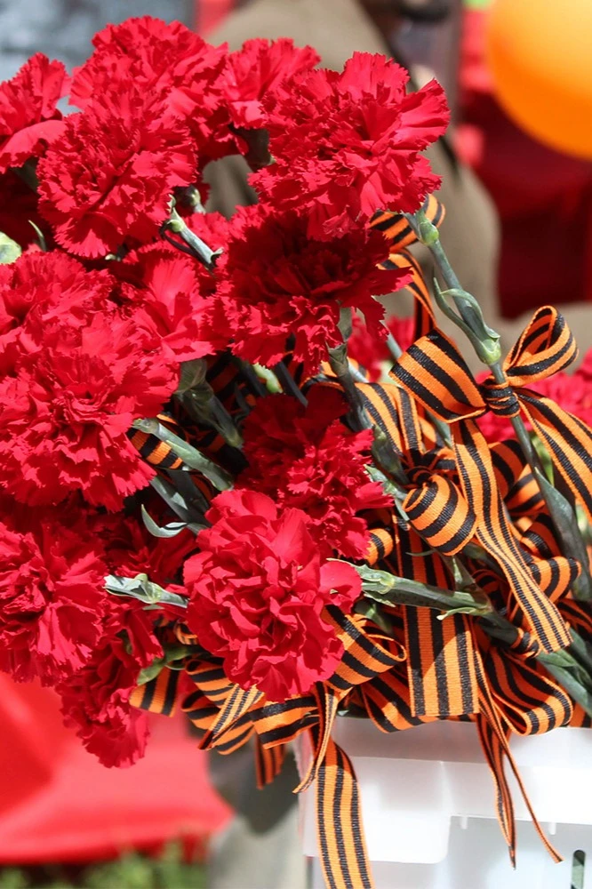 Лента георгиевская в рулоне 100 метров, ширина 3,5 см#1 Лента георгиевская в рулоне 100 метров, ширина 3,5 см#1