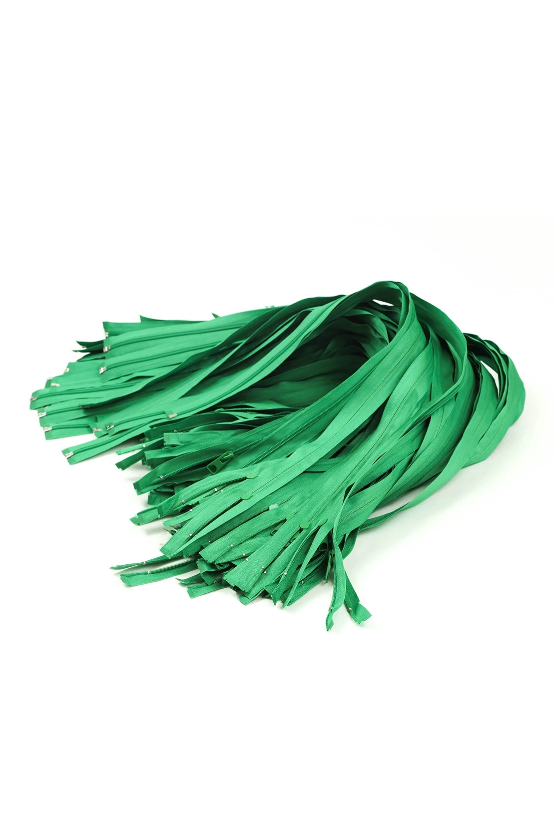 Молния спиральная разъемная 40 см, тип 5, зеленая#1