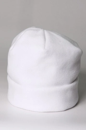 Шапка Вэст флисовая двухслойная детская, однотонная#1