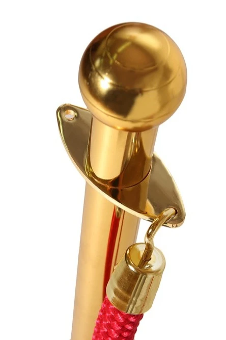 Канат для мобильной стойки ограждения под золото#4